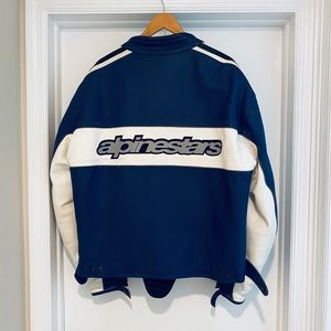 Leather Motorcycle Jacket w/ built in arm guards